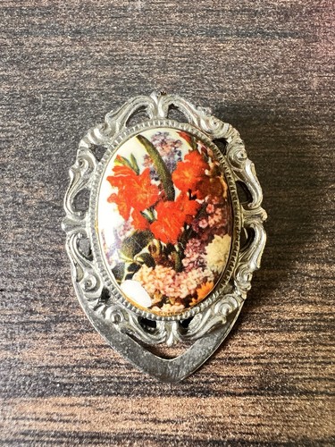 Vintage 1960s ornate silver - ornate,