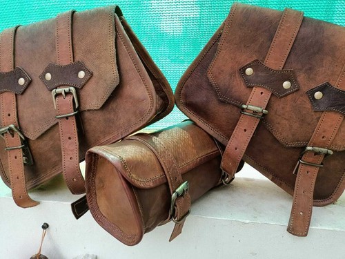 Bags leather motorcycle - bags,