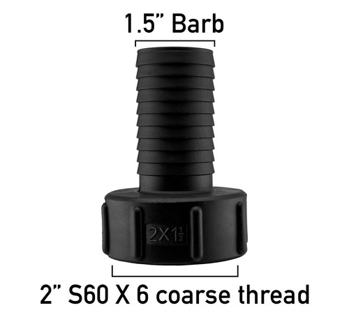 Water butt tap - kit, 3/4"