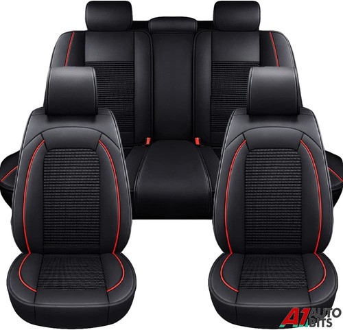 Black red premium leather - , pu