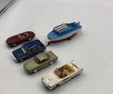 Corgi Toys 1960s Diecast Cars x5 Inc Renault Floride Ford Thunderbird Cortina