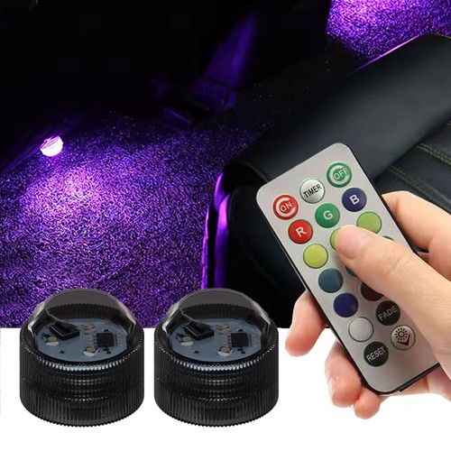 4pcs wireless rgb led - 4pcs,