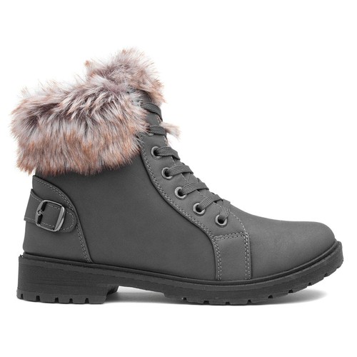 Lilley womens boots grey lace - lilley,