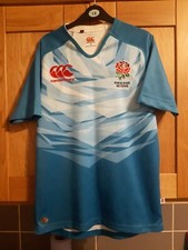 England RFU medium adult rugby International 7s training shirt.