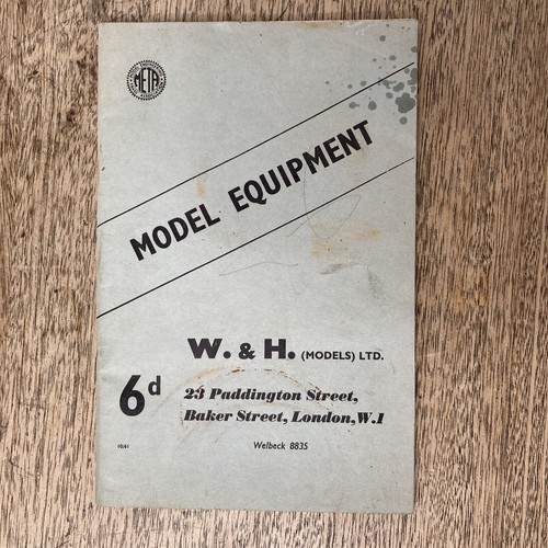 Model equipment catalogue - w&h,