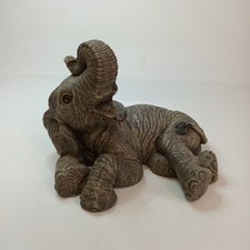 THE HERD Elephant ornament FLIP #3107 Martha Carey Elephant Figure Marty 1991