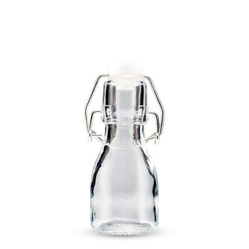 Mini swing top glass bottle - top, 2