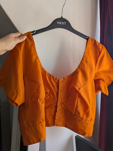 Indian blouse size orange - blouse,