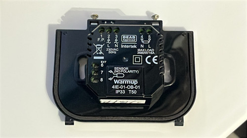 Warmup 4ie thermostat back - ,