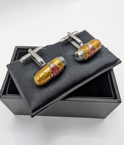 Cuban cigar cufflinks - cuban,