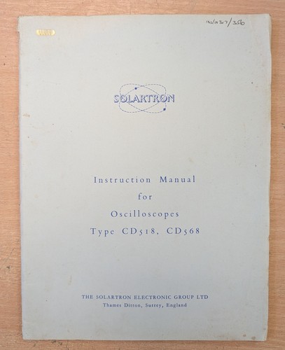 Solartron type cd518 cd568 - solartron,