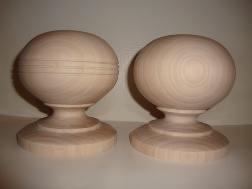 Wood finial unfinished for - wood,