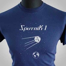 Sputnik T Shirt Retro Space