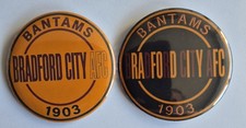 Set Of 2 Bradford City Badges