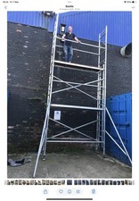 Euro Narrow Alloy Scaffold Tower 6m Working Height 