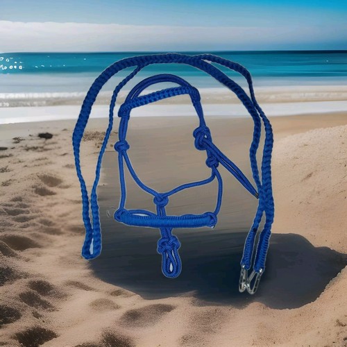 Handwoven royal blue - royal, rope