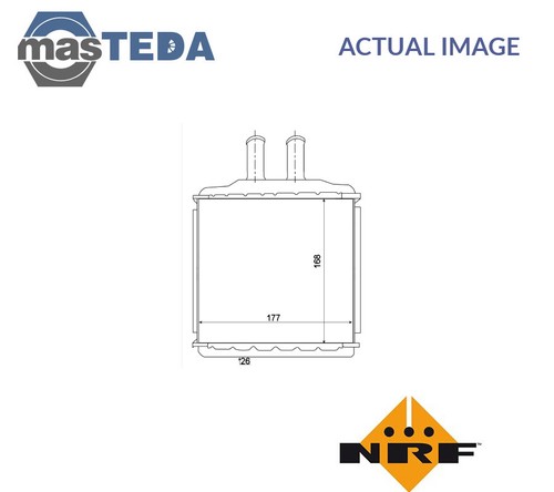 54270 heater radiator - heater,