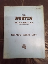 BMC Austin Taxi & Hire Car Service Parts List AKD1089