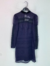 Topshop Purple Lace Dress High
