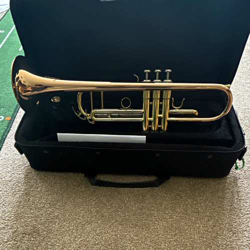 Brass trumpet gold lacquer - trumpet,
