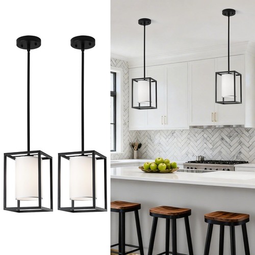 Black pendant lights kitchen - black,
