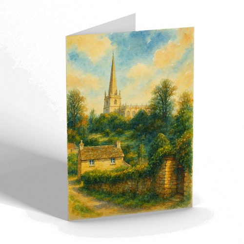 Greeting card parish - -,