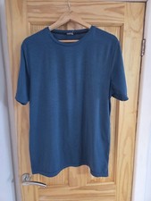 Rohan Element T-Shirt Men's M Medium Turquoise Teal Blue Polyester Short Sleeve