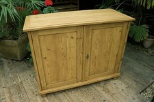 ❤️ WOW! Big! Old Antique Pine Dresser Base/ Cupboard/ Sideboard/ TV Stand ?
