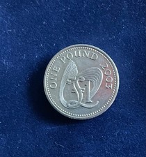 2003 Guernsey uncirculated £1 pound coin