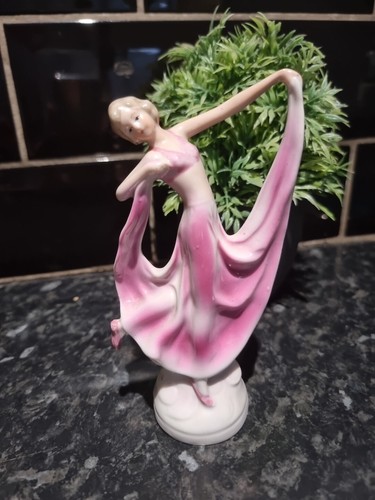 Art deco antique german lady - art,