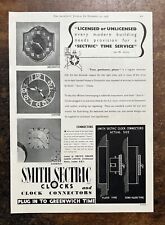 Smith Sectric Clocks -
