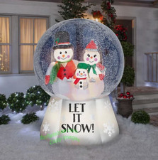 6' Christmas LED Inflatable