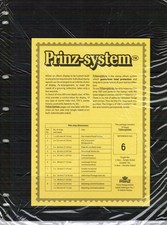 Prinz Single Sided 6 Strip Black Stock Sheets Pack of 10