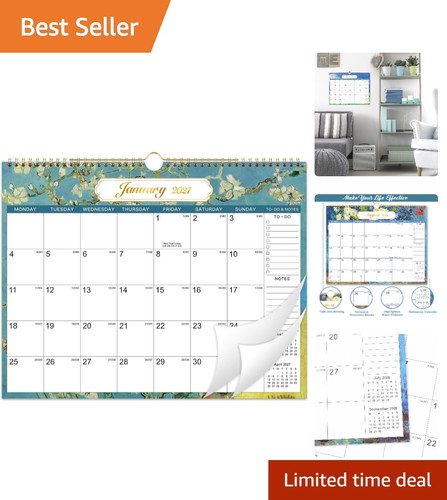 Chic green 2027 calendar - chic,