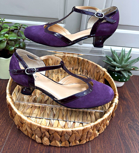 Hotter rumba purple suede - suede, &