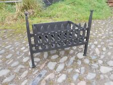 LARGE RUSTIC HANDMADE IRON FIRE GRATE 