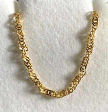 9ct Gold Twisted Double Curb