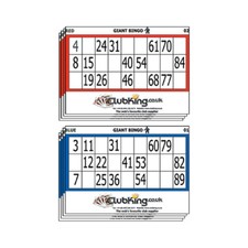 A4 Re-Usable Bingo Tickets /