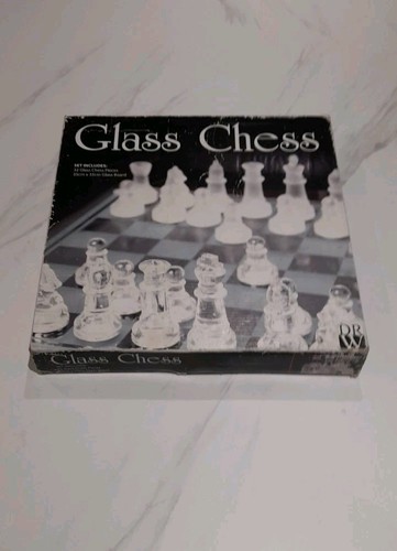 Glass chess set - set, 32