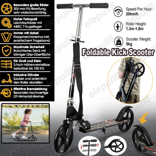 Folding adult scooter big - folding,