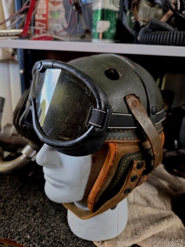 Ww2 american tankers helmet - ww2,