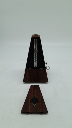 Wooden pyramid metronome brown - wooden,