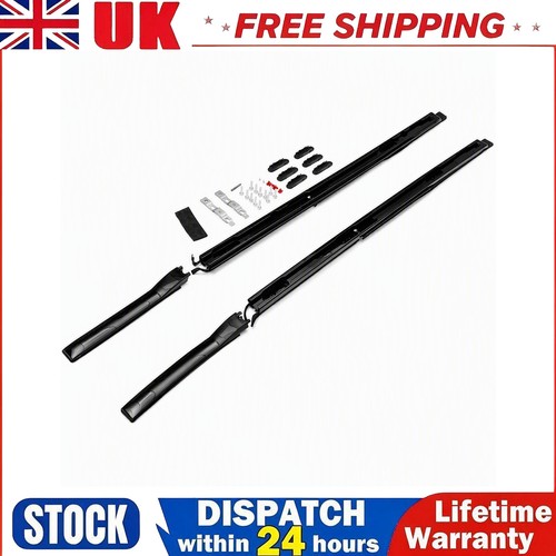 Pair black roof rails - roof, bars
