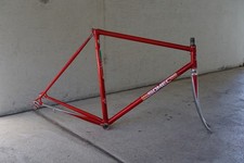 VGC 1980's Somec Columbus AIR SL Frame Set Candy Red 53/54.5 Campagnolo