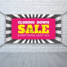 PVC Banner Closing Down Sale