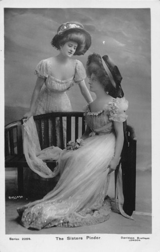 Postcard edwardian actresses - edwardian,