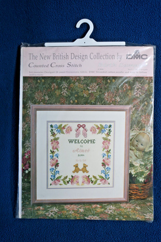 Dmc welcome cross stitch - cross,