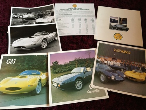 Ginetta brochure set 1990 uk - ginetta,