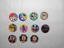 Set Of 11 Power Ranger 10 Pogs