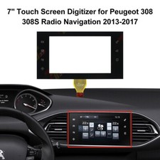 Peugeot 308 SW 2013 - 2017 Head Unit Sat Nav Touch Screen Digitizer Display FAST